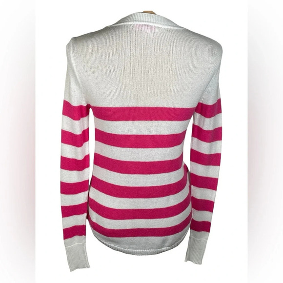 LILLY PULITZER Orchid Pink Flagler Striped Sweater XS - Picture 3 of 10